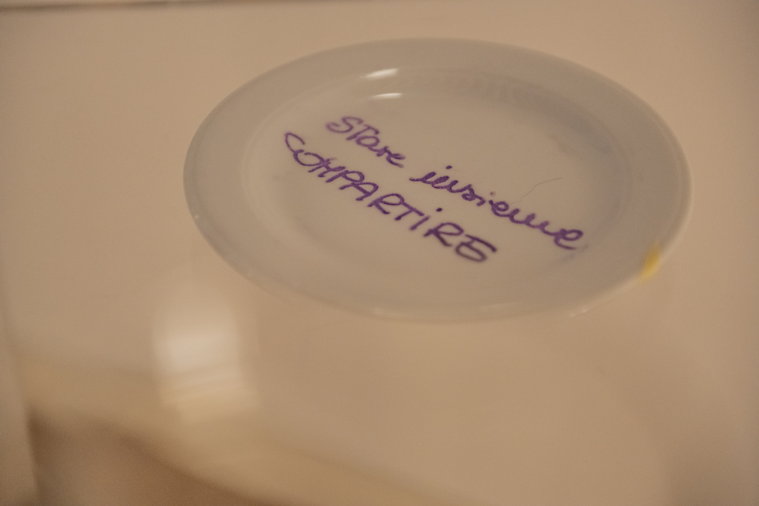 Giuseppina Giordano, Parola - Cosa, 2023/ engraved ceramic